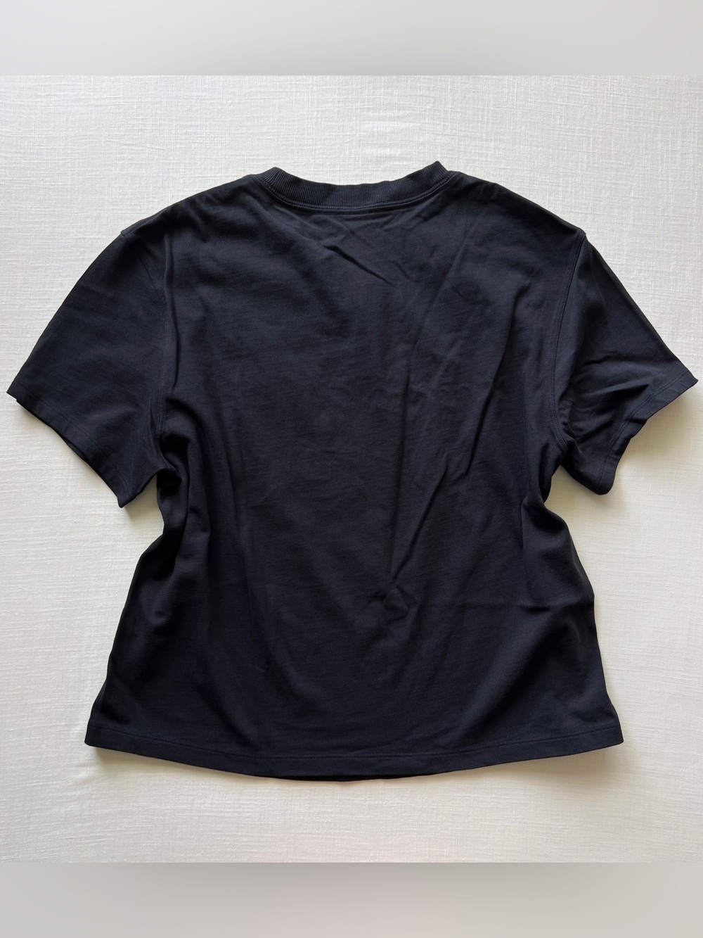 RARE Lululemon Relaxed-Fit Cotton Jersey T-Shirt Graphic Black - Size 6 (Small) - Picture 2 of 3